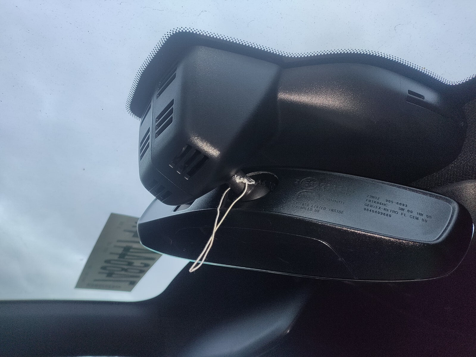 2023 VAUXHALL ASTRA L MK8 AUTO-DIM INTERIOR REAR VIEW MIRROR 9840409880