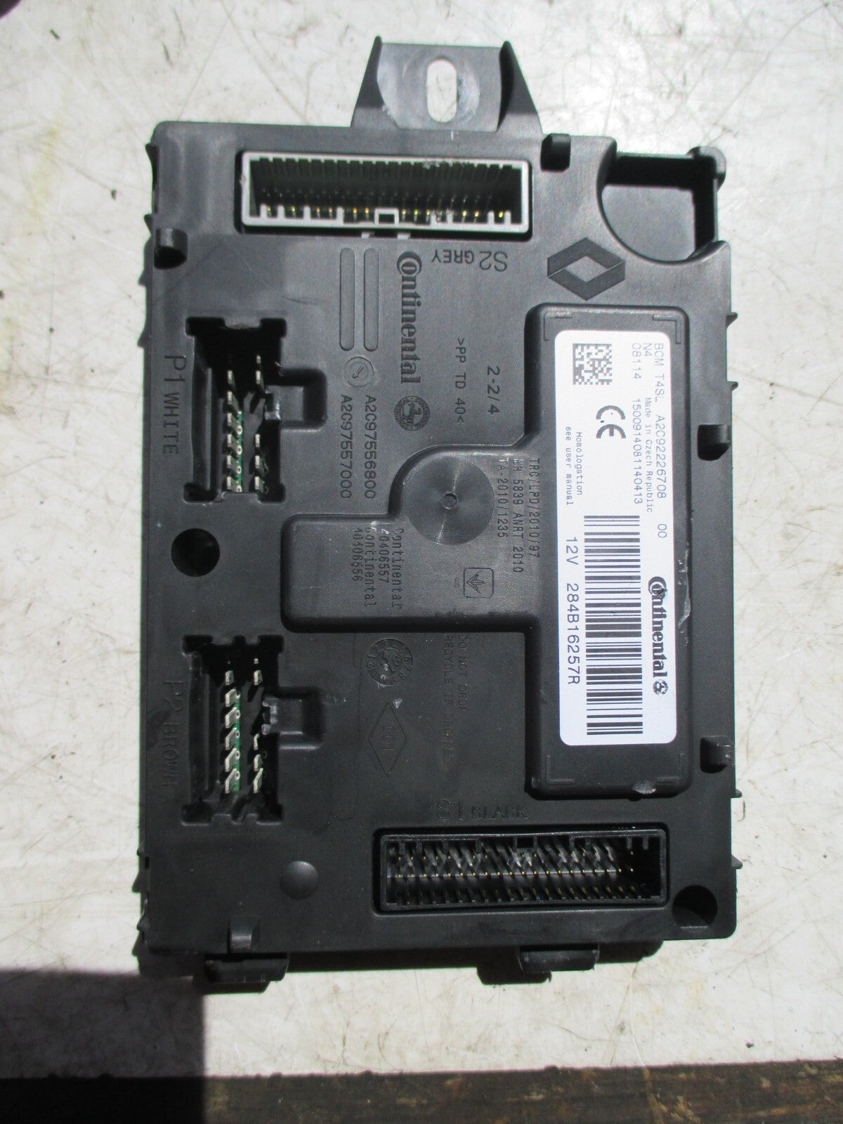 RENAULT CLIO MK4 BCM BODY CONTROL MODULE 284B16257R