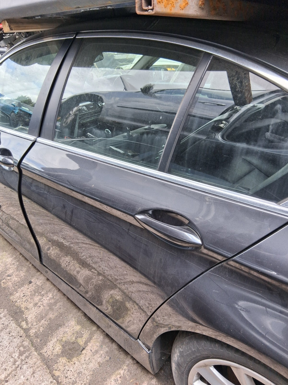 2012 BMW 5 SERIES F10 NSR PASSENGER SIDE REAR COMPLETE DOOR SOPHISTO GREY II