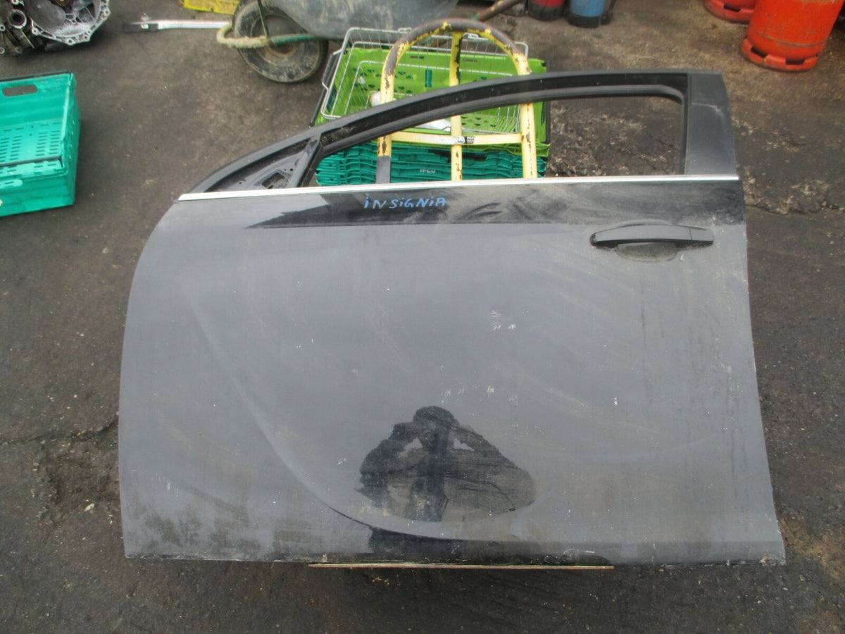 VAUXHALL INSIGNIA A MK1 COMPLETE OSF RIGHT OFF DRIVER SIDE FRONT DOOR BLACK