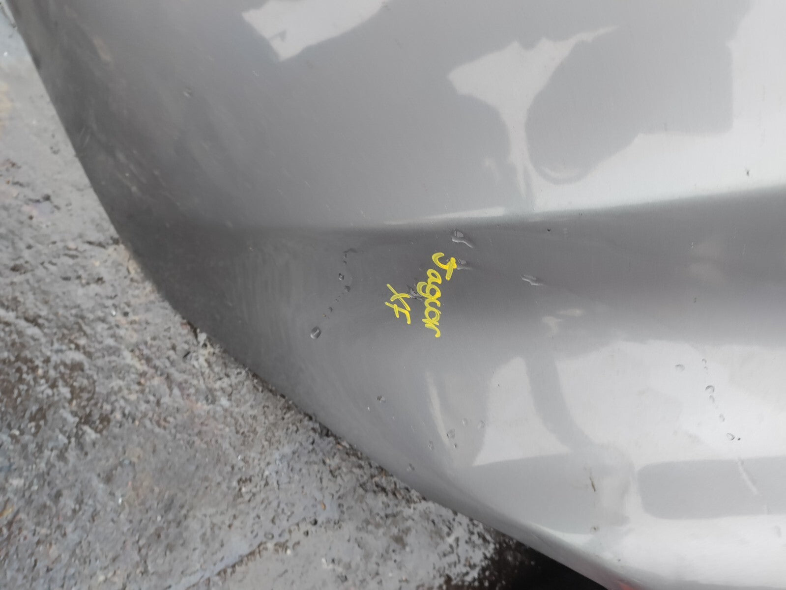 2009 JAGUAR XF X250 FRONT BONNET HOOD PANEL SILVER