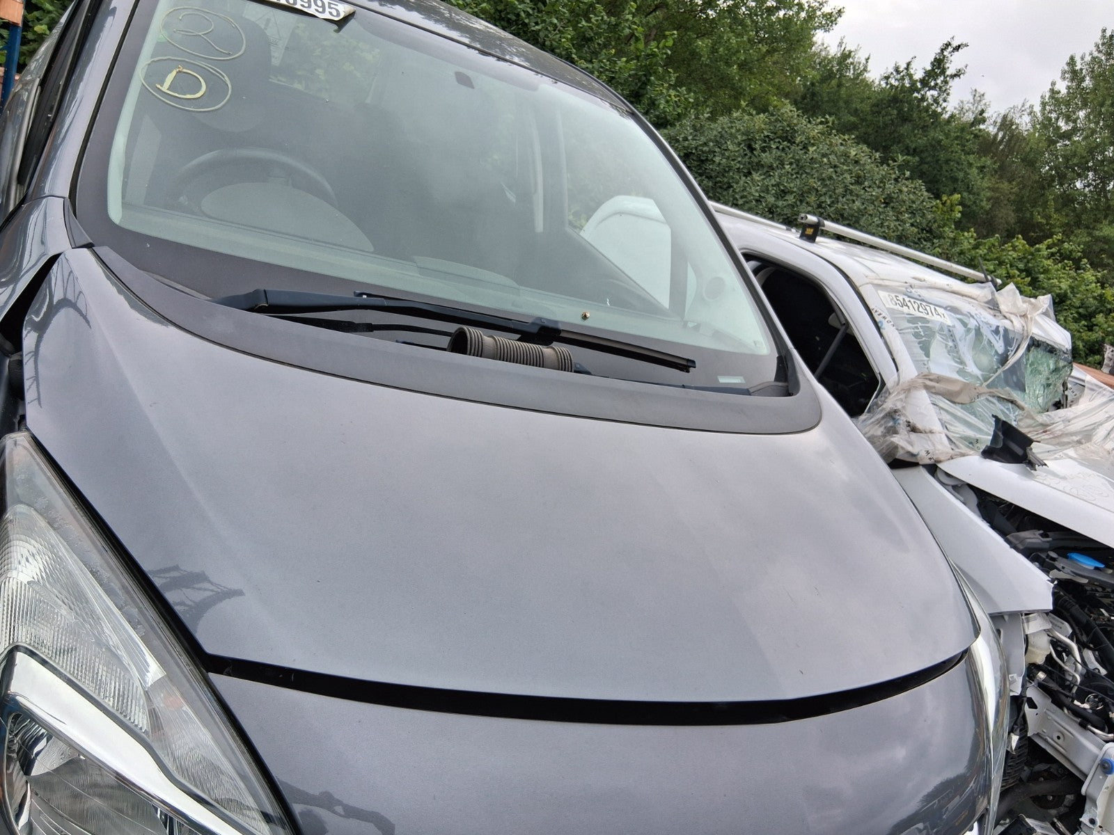 2017 VAUXHALL MERIVA B MK2 FRONT BONNET HOOD PANEL SHINY GREY Z195