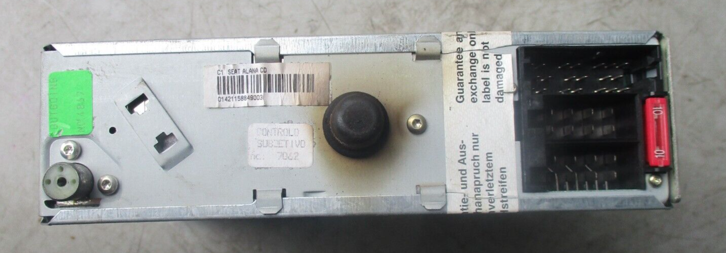 2003 SEAT IBIZA RADIO CD PLAYER HEAD UNIT 6L0035156