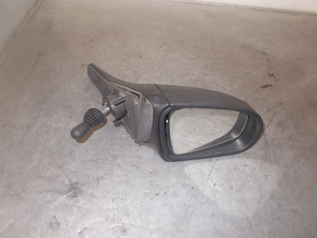 VAUXHALL CORSA B OS DRIVER SIDE MANUAL WING MIRROR BLACK