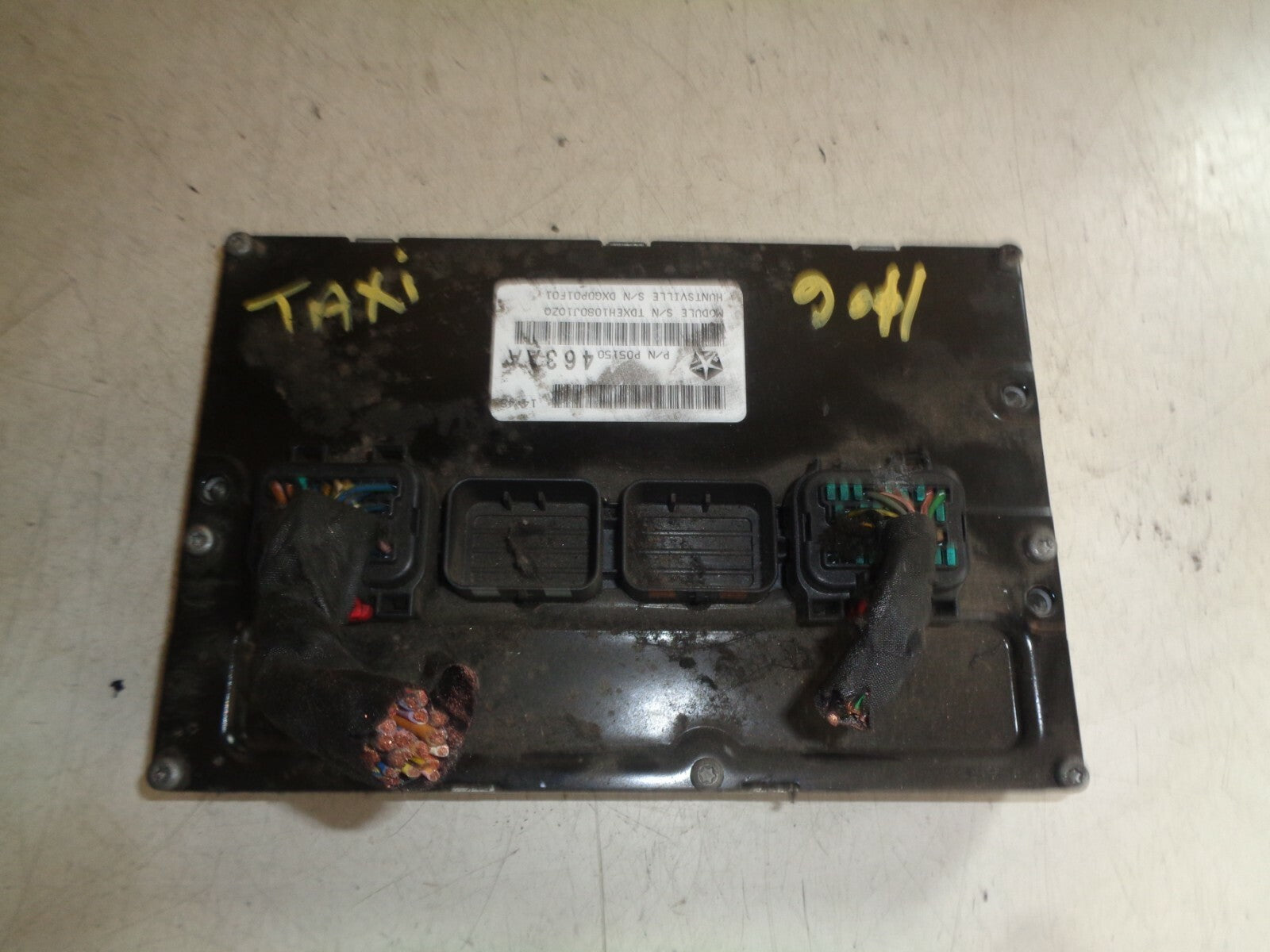 2011 LONDON CAB TAXI LTI TX4 2.5 DIESEL ECU ENGINE CONTROL MODULE P05150463AA