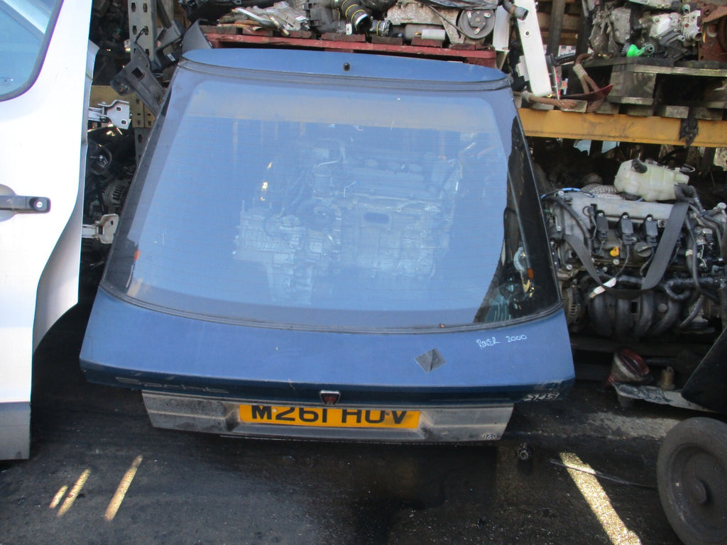 ROVER 200 R8 1993 REAR COMPLETE TAILGATE BOOTLID BLUE
