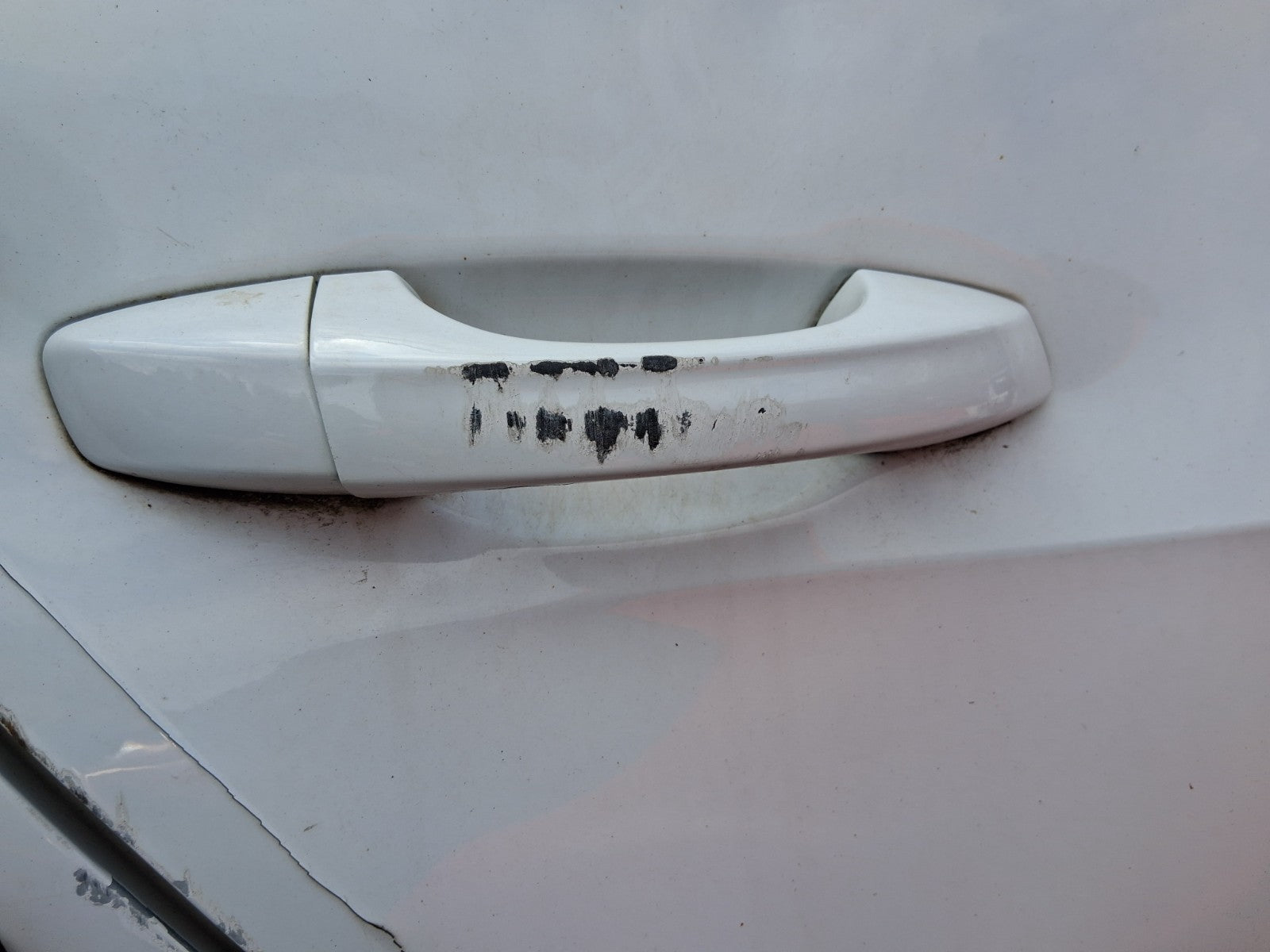 2016 VOLKSWAGEN GOLF MK7 OSR DRIVER SIDE REAR RIGHT EXTERIOR DOOR HANDLE