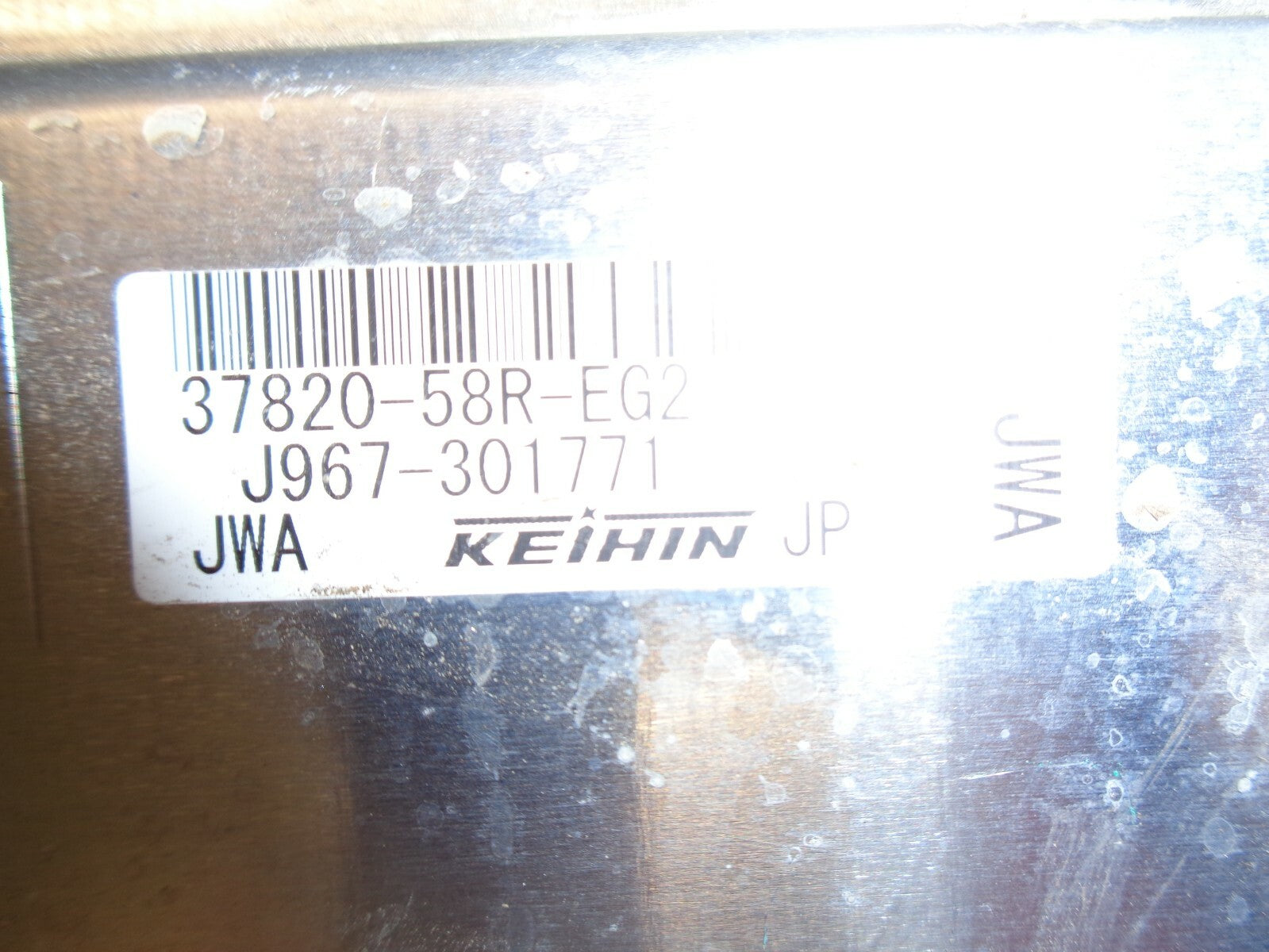 HONDA JAZZ 1.3 PETROL MK4 ECU ENGINE CONTROL MODULE 37820 58R EG2