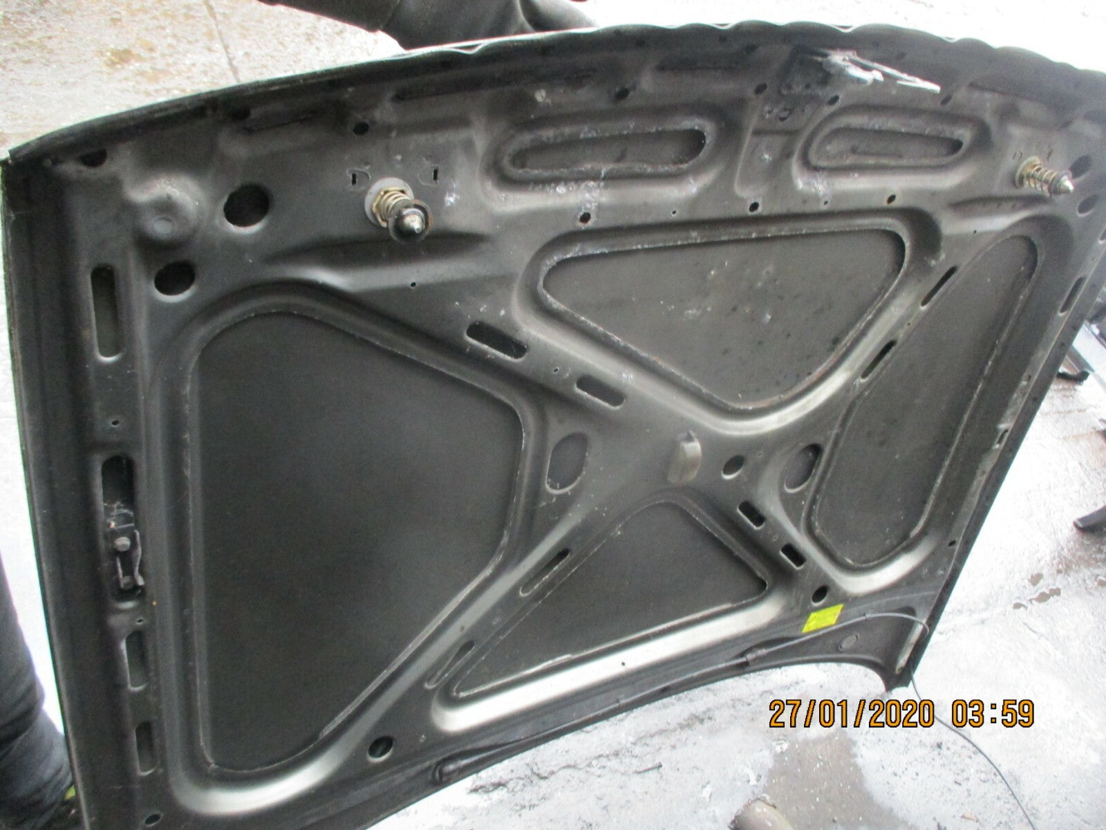 AUDI 80 B3 1990 FRONT HOOD BAY BONNET PANEL GREY SILVER