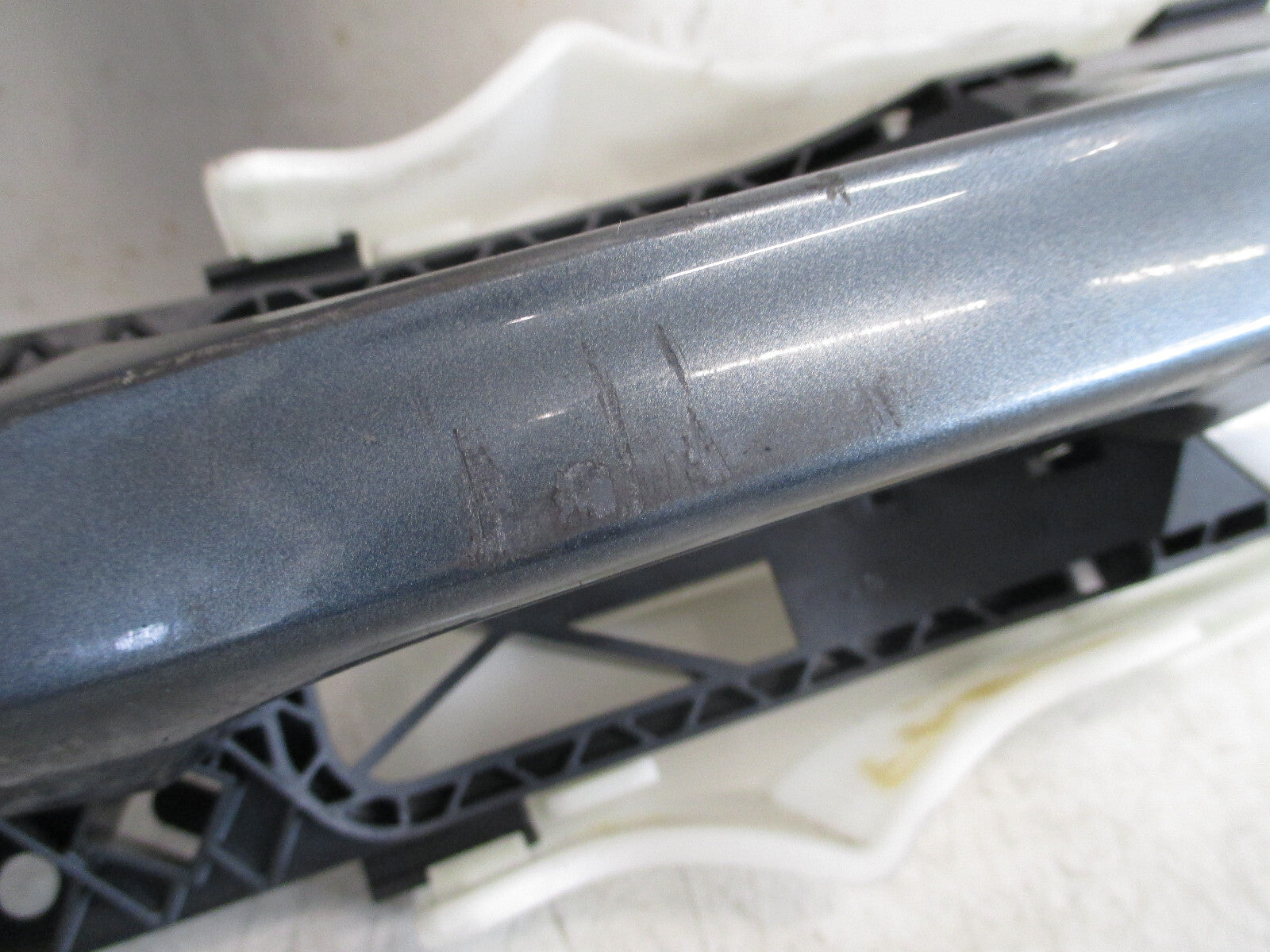 SKODA FABIA MK3 2021 NSF PASSENGER SIDE FRONT EXTERIOR DOOR HANDLE GREY