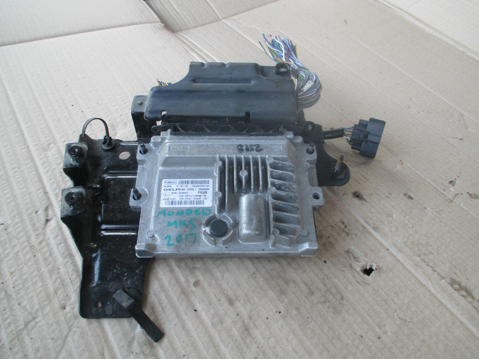 FORD MONDEO MK5 2017 2.0 DIESEL ECU ENGINE CONTROL MODULE UNIT FS7A12A650CSJ