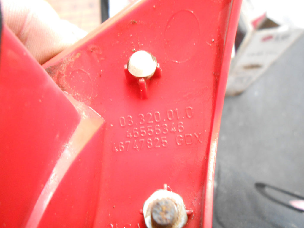 ALFA ROMEO 147 2003 NS PASSENGER REAR OUTER & INNER TAIL LIGHT 46556346 46556349