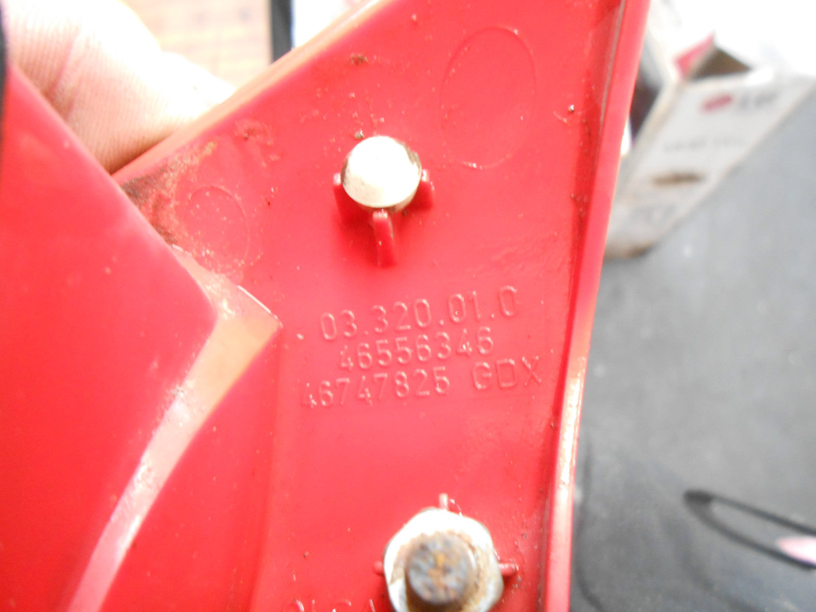 ALFA ROMEO 147 2003 NS PASSENGER REAR OUTER & INNER TAIL LIGHT 46556346 46556349