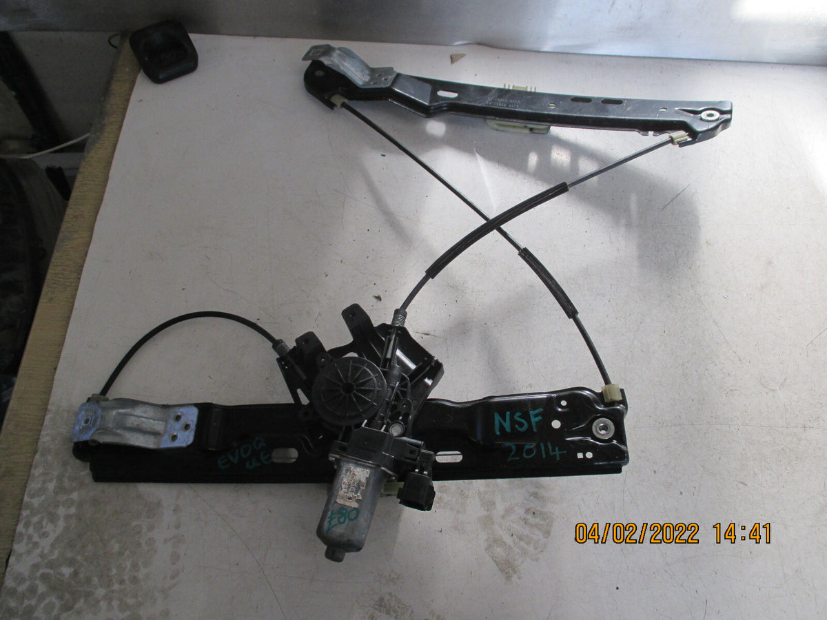 LAND RANGE ROVER EVOQUE 2014 NSF PASSENGER FRONT WINDOW REGULATOR MOTOR BJ322320