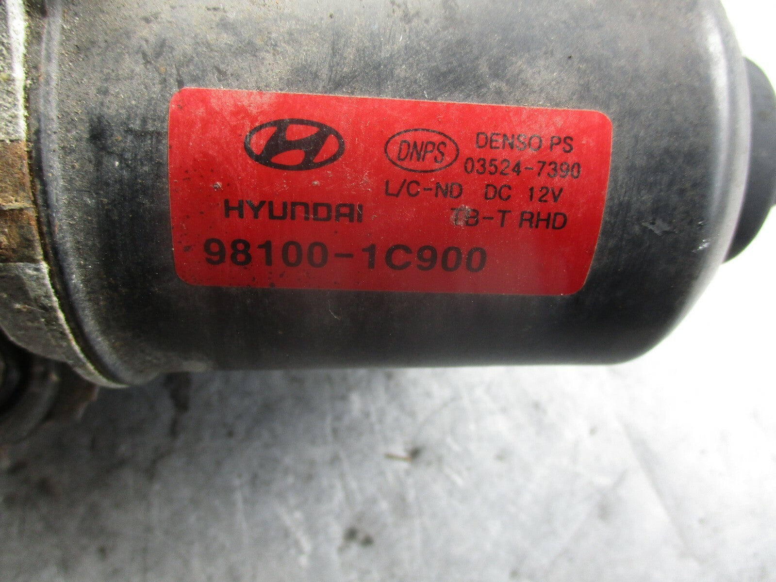 HYUNDAI GETZ WINDSCREEN WIPER MOTOR LINKAGE 981001C900