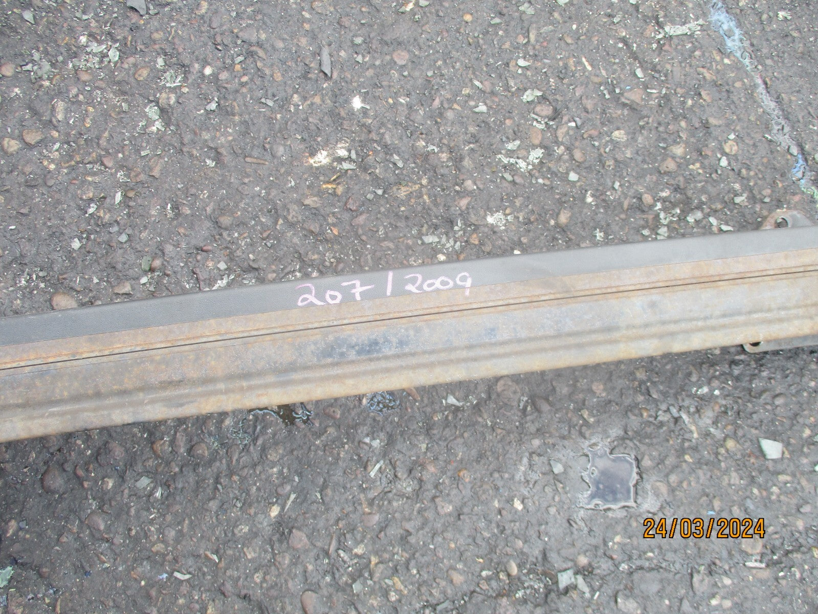 PEUGEOT 207 2009 FRONT COMPLETE BUMPER REINFORCEMENT CRASH BAR