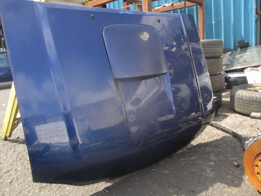 2002 NISSAN NAVARA D22 FRONT BONNET HOOD BLUE