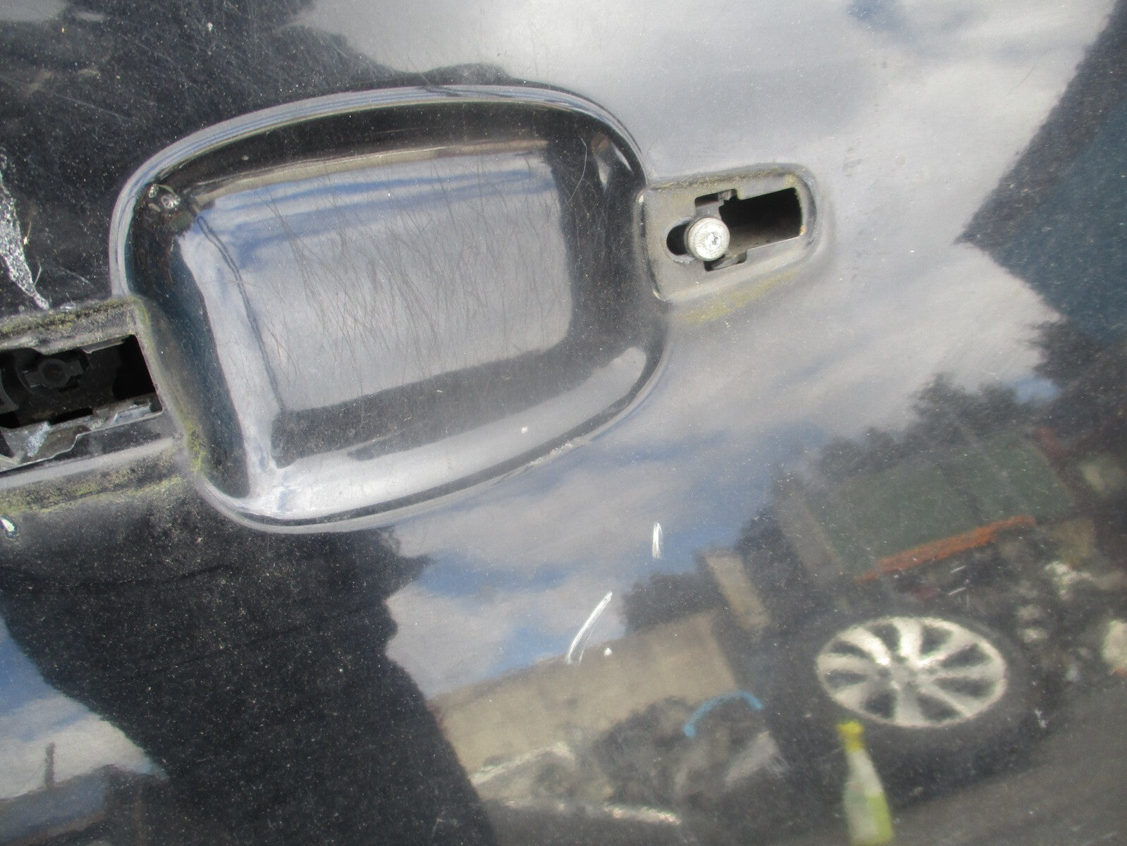 2012 VAUXHALL CORSA D 3 DOOR OS DRIVER SIDE DOOR BLACK