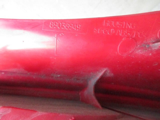 2007 VAUXHALL CORSA NSR PASSENGER SIDE REAR INNER TAIL LIGHT 89038949