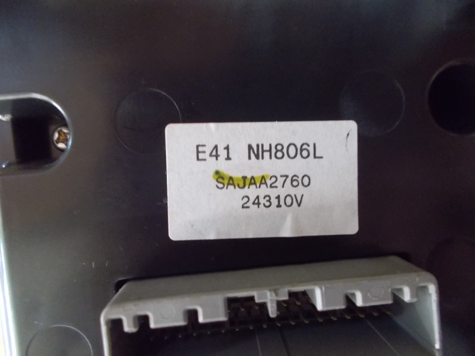 2010 HONDA CRZ HEATER CLIMATE CONTROLS (LEFT SIDE) SAJAA2760
