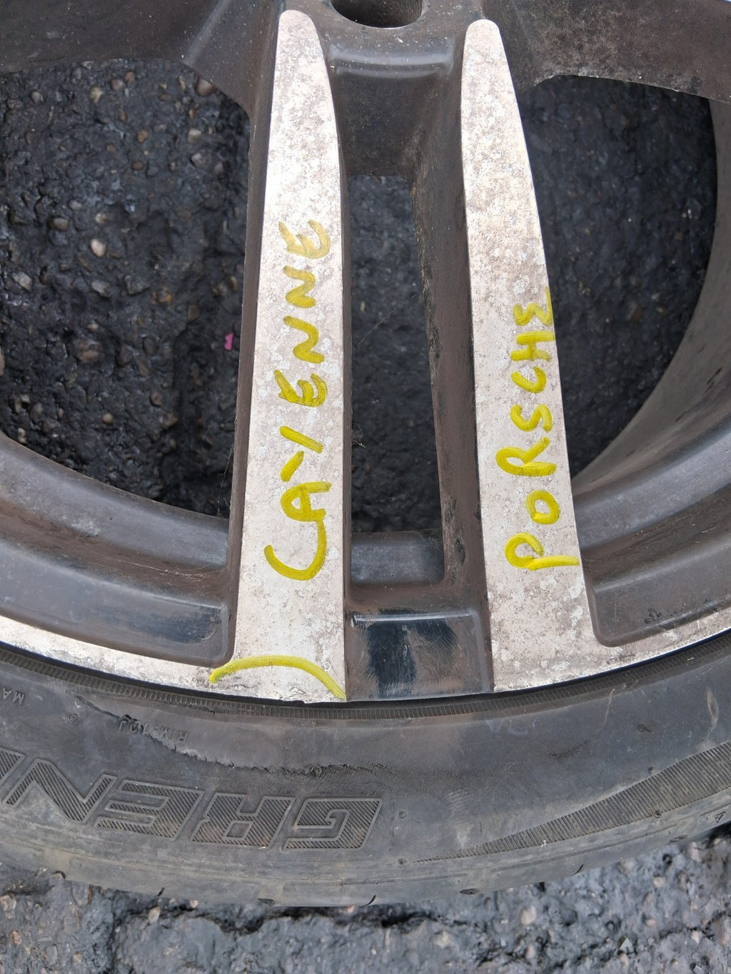 2005 PORSCHE CAYENNE MK1 22 INCH ALLOY WHEEL WITH TYRE 285/35ZR22