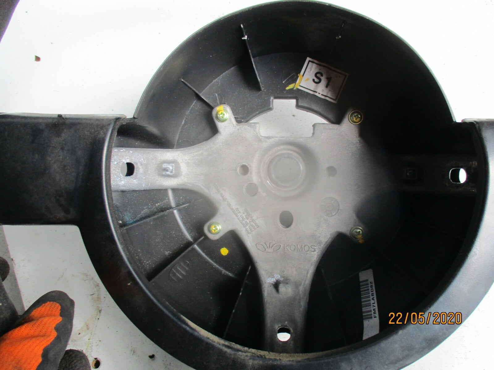 CHEVROLET MATIZ MK2 2005 - 2009 BLACK LEATHER STEERING WHEEL 96591272