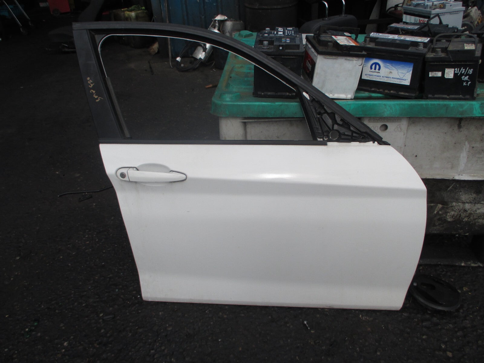 BMW 1 SERIES F20 LCI 2015 DRIVER SIDE FRONT BARE DOOR WHITE 300