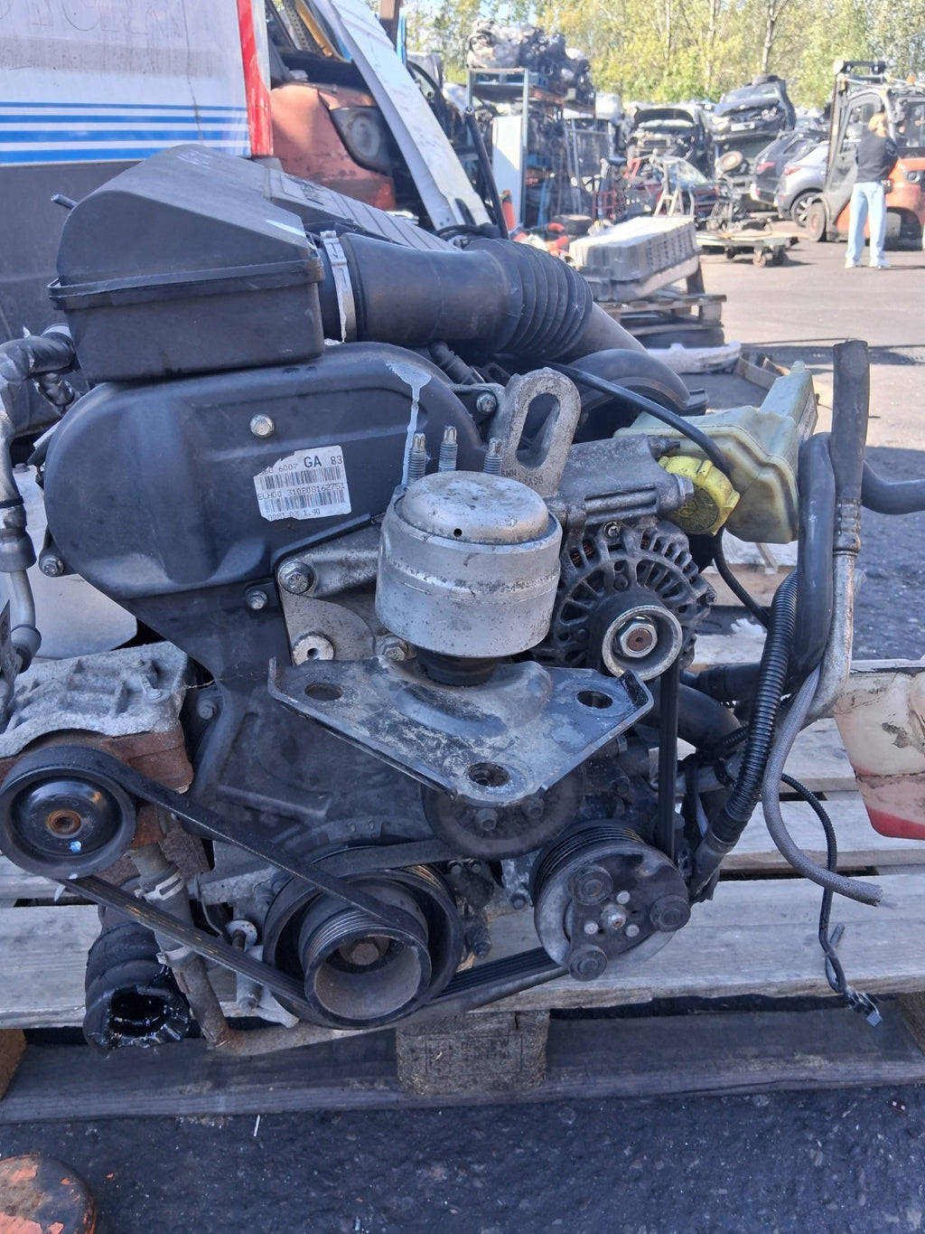 2006 FORD FIESTA MK6 1.4 PETROL COMPLETE ENGINE FXJA MILES 162K