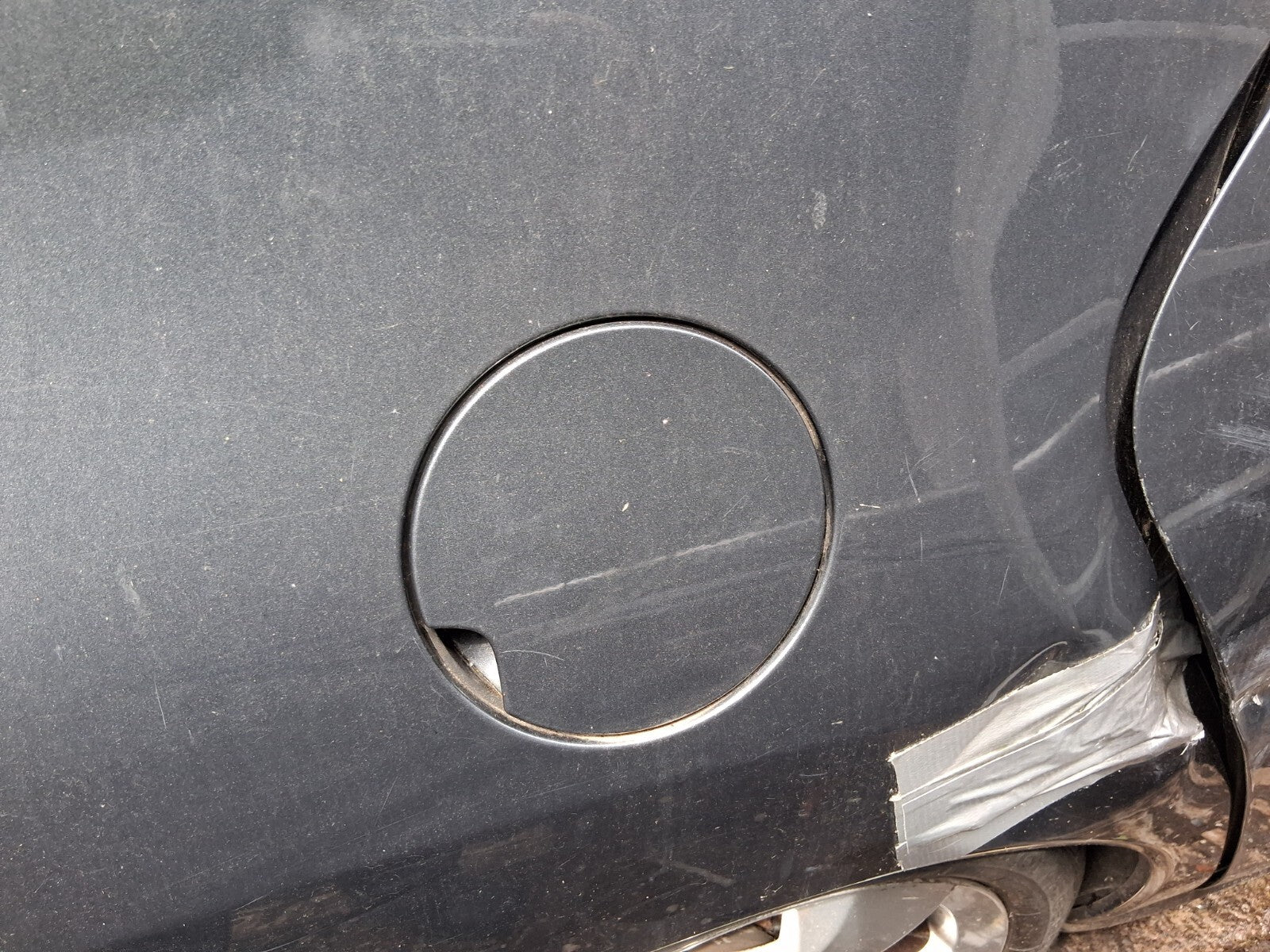 2012 PEUGEOT 3008 MK1 PRE FACELIFT FUEL FILLER FLAP COVER LID GRIS SHARK KTPD