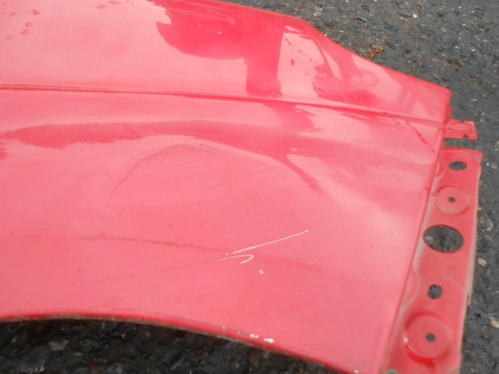 RENAULT TRAFIC 2005 PRE FACELIFT OSF DRIVER SIDE FRONT WING PANEL RED