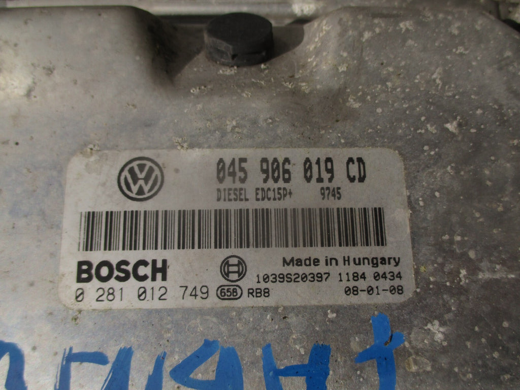2008 SKODA FABIA 5J 1.4 DIESEL ENGINE CONTROL UNIT ECU 045906019CD