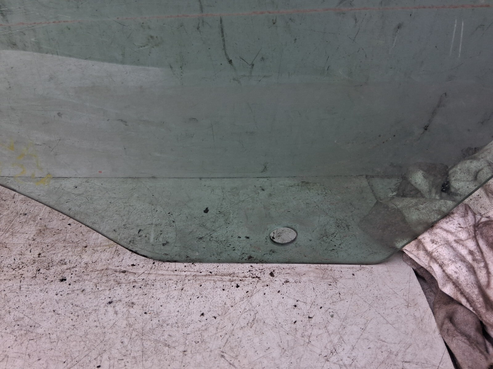2011 AUDI A4 NSF PASSENGER SIDE FRONT LEFT WINDOW GLASS 43R00082