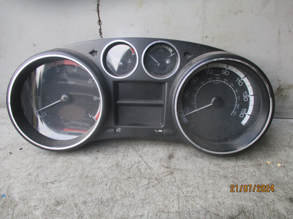 2009 PEUGEOT 308 MK1 1.4 PETROL SPEEDO SPEEDOMETER 9665107780