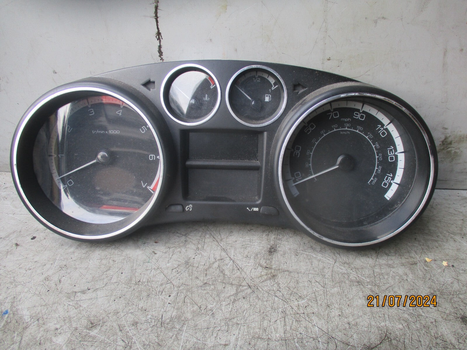 2009 PEUGEOT 308 MK1 1.4 PETROL SPEEDO SPEEDOMETER 9665107780