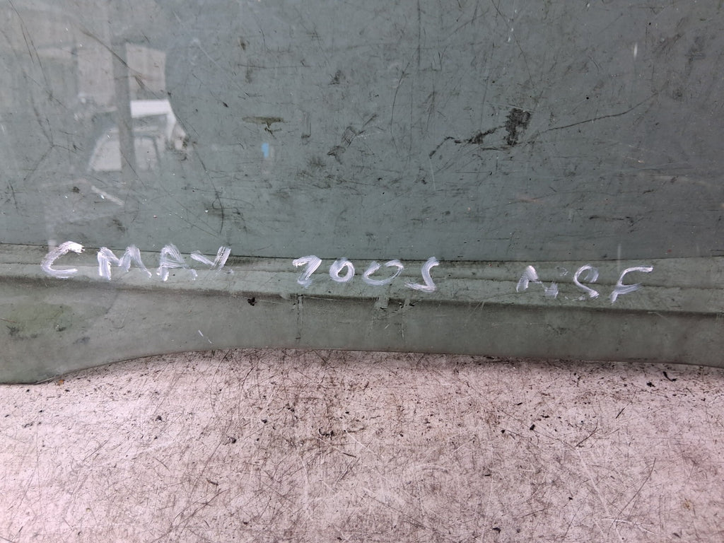 FORD FOCUS CMAX 2005 NSF PASSENGER SIDE FRONT LEFT WINDOW GLASS 43R001057