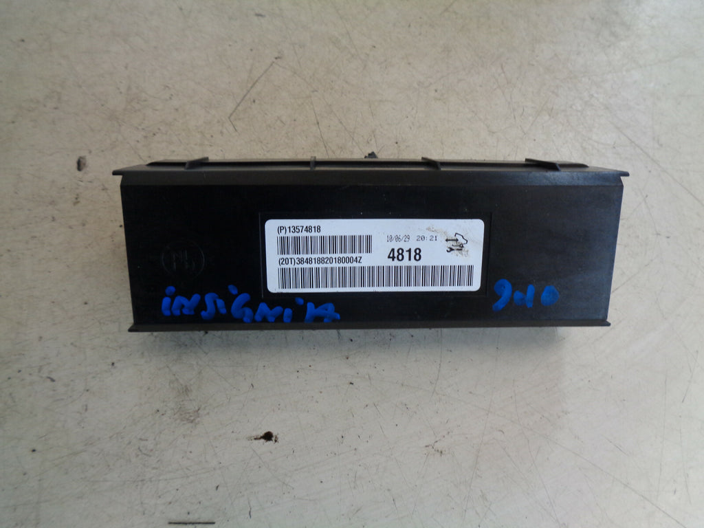 VAUXHALL INSIGNIA A MK1 2010 CLIMATE CONTROL MODULE 13574818
