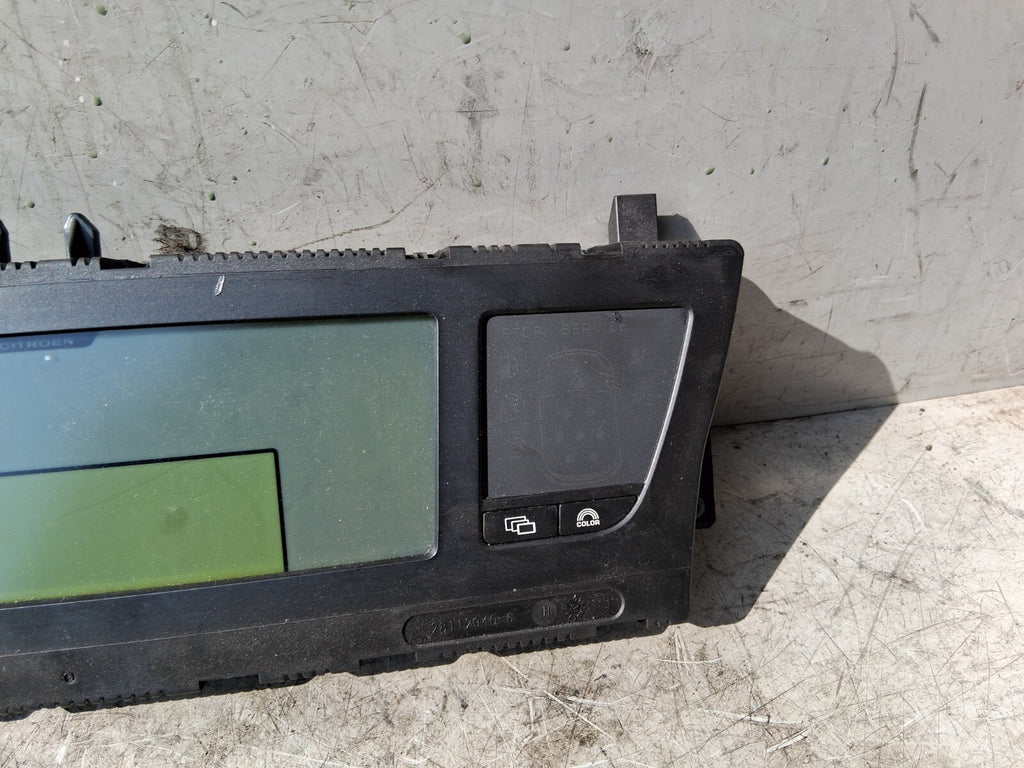 2009 CITROEN C4 GRAND PICASSO SPEEDO METER INSTRUMENT CLUSTER P9666217280