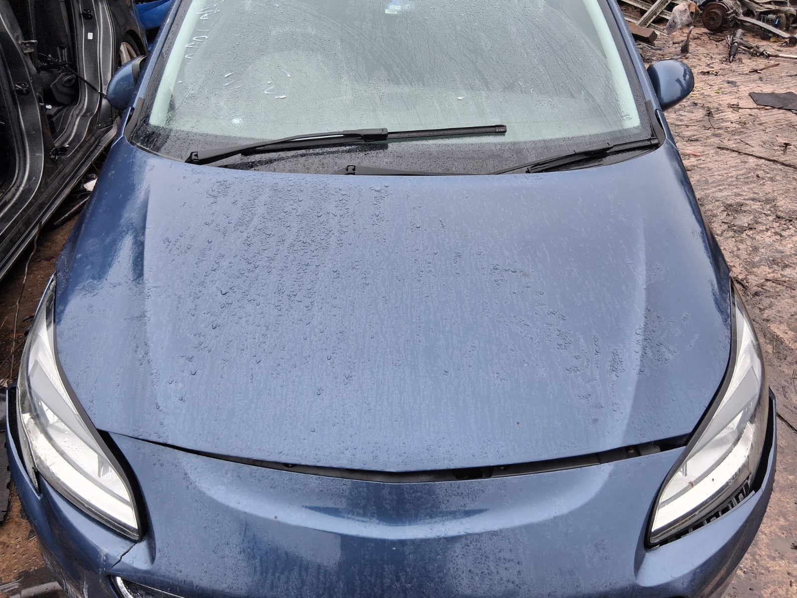2017 VAUXHALL CORSA E FRONT BONNET HOOD PANEL DARK SEA BLUE METALLIC Z22W
