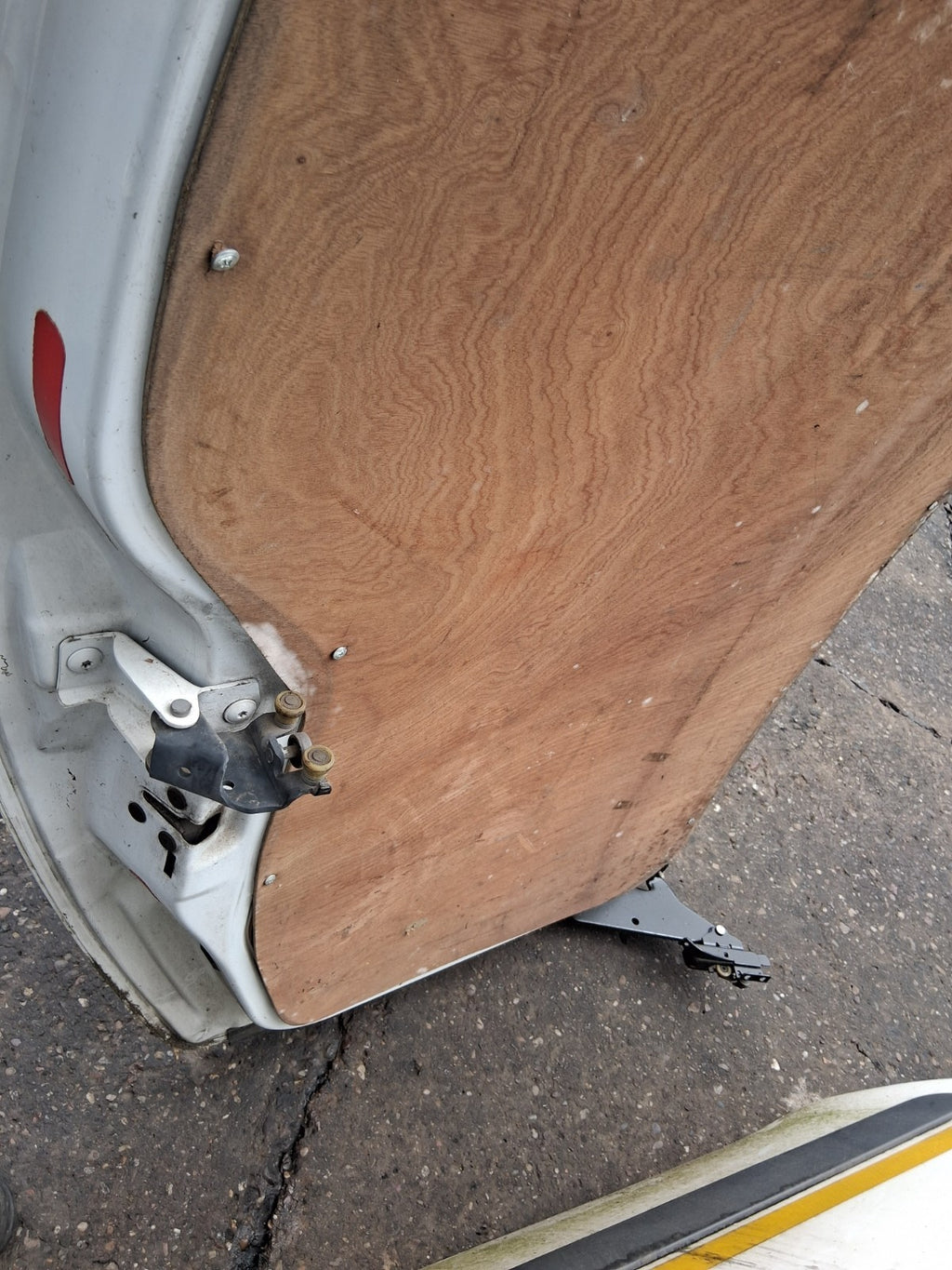 2018 MERCEDES-BENZ CITAN W415 NS PASSENGER SIDE SLIDING COMPLETE DOOR WHITE