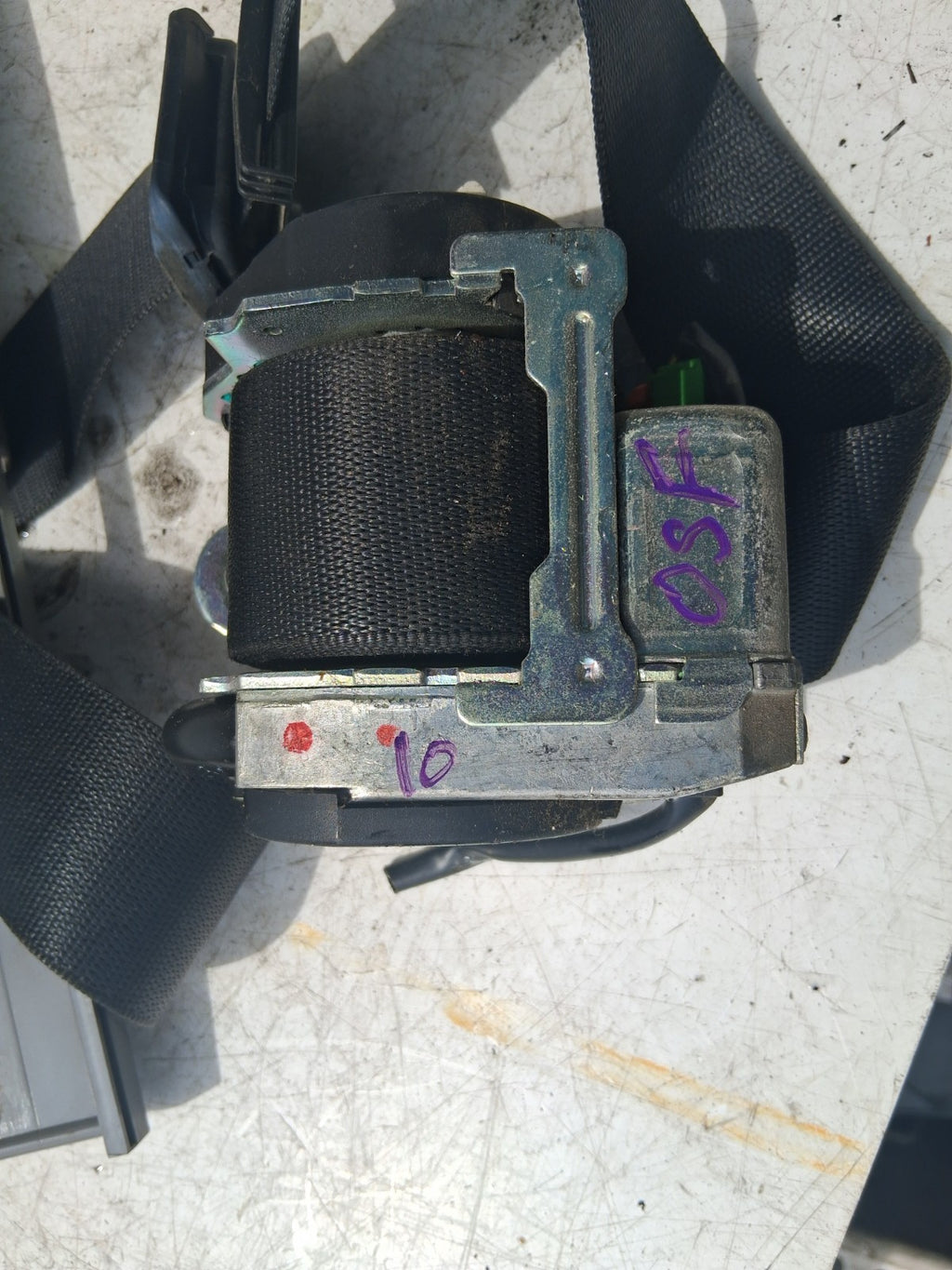 2010 MERCEDES BENZ SPRINTER W906 OSF DRIVER SIDE FRONT RIGHT SEAT BELT