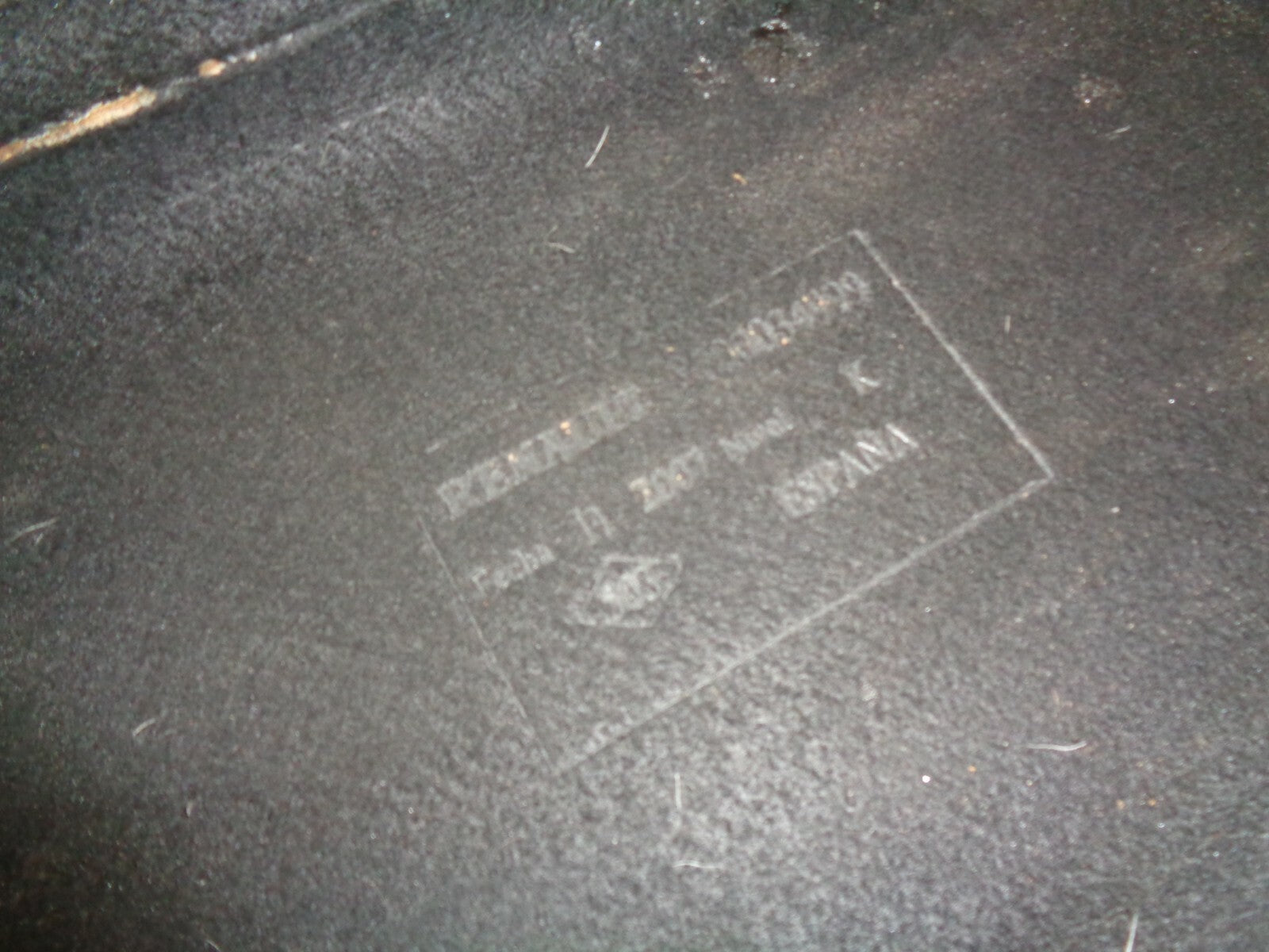 RENAULT MEGANE MK2 2008 REAR LOAD COVER PARCEL SHELF BLACK