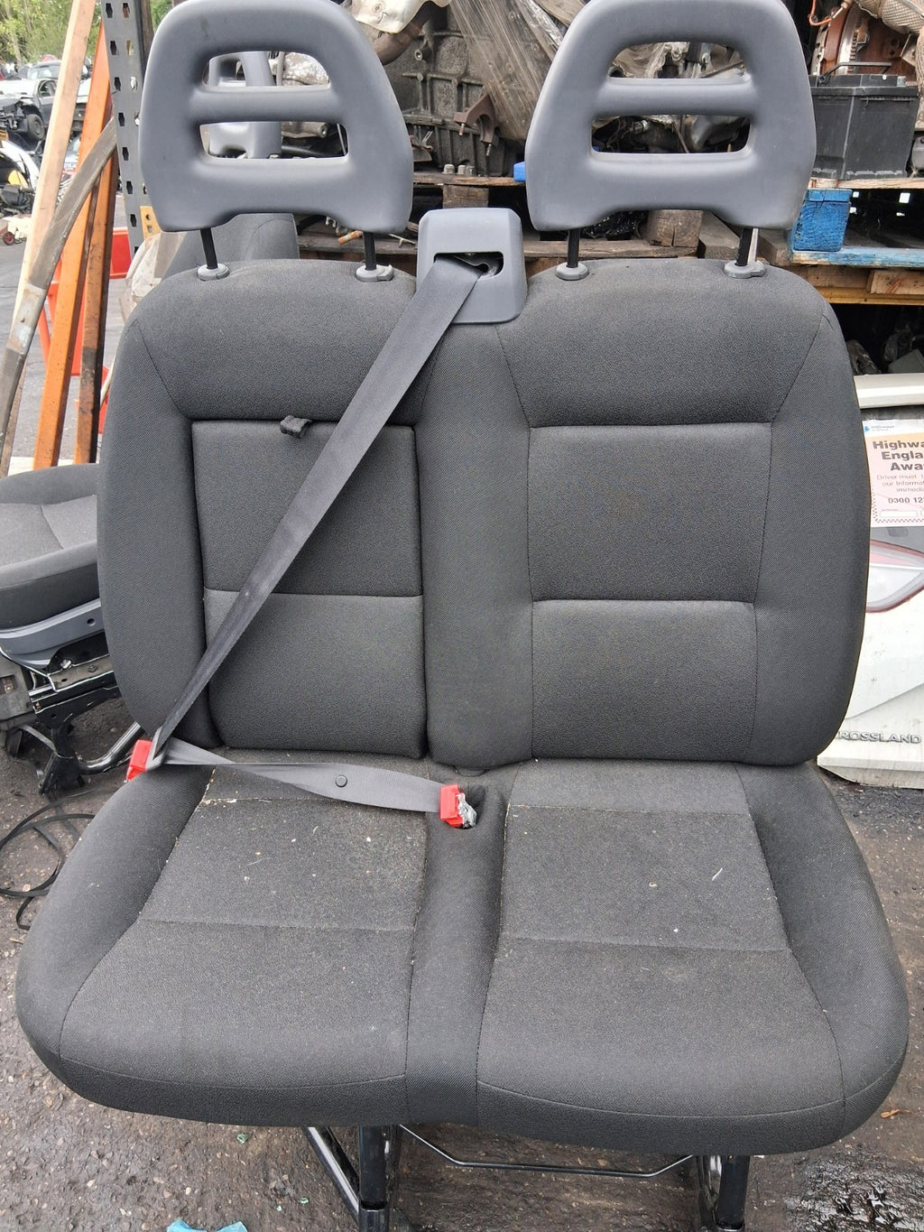 2024 FIAT DUCATO MK3 NSF PASSENGER SIDE FRONT LEFT COMPLETE TWIN DOUBLE SEAT