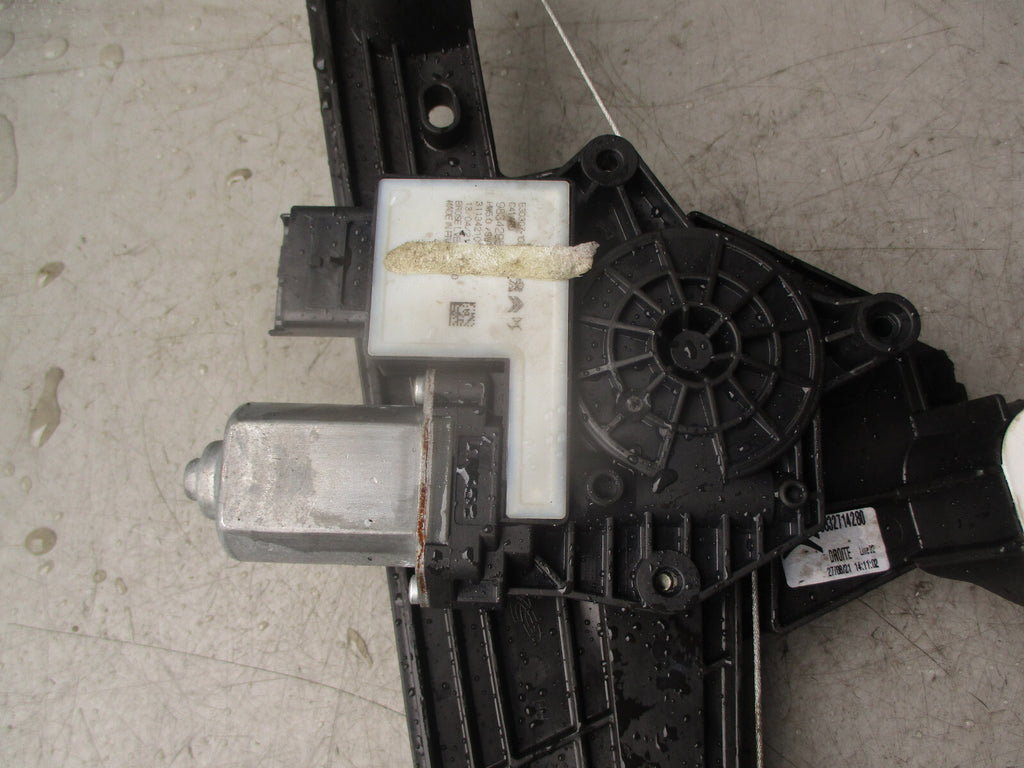 2021 CITROEN C4 MK3 OSR DRIVER REAR ELECTRIC WINDOW MOTOR & REGULATOR 9832714280