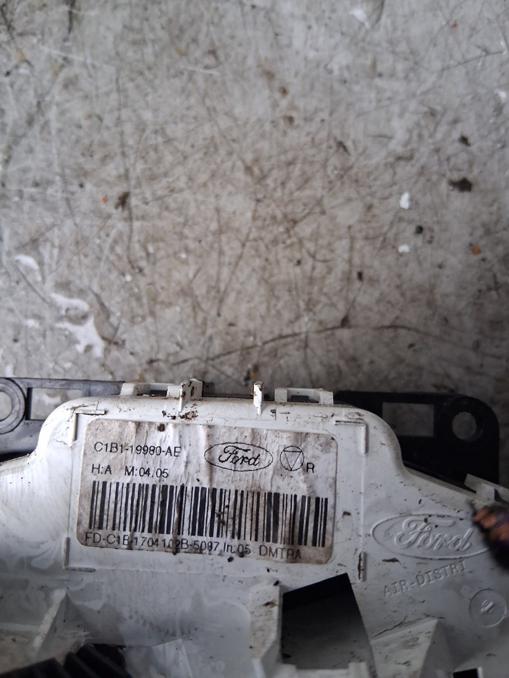 2017 FORD FIESTA HEATER CLIMATE CONTROL SWITCH PANEL 8A6118549