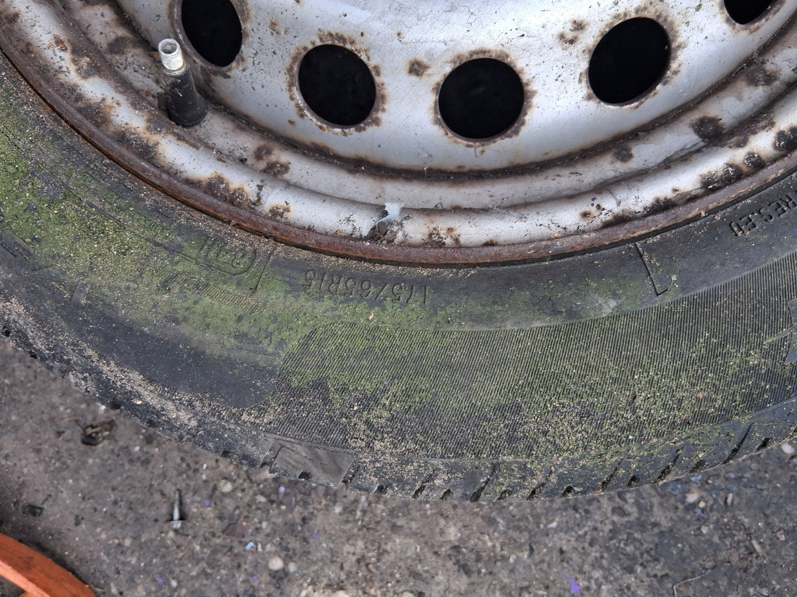 2016 RENAULT KANGOO MK2 15 INCH STEEL WHEEL WITH TYRE 195/65R15
