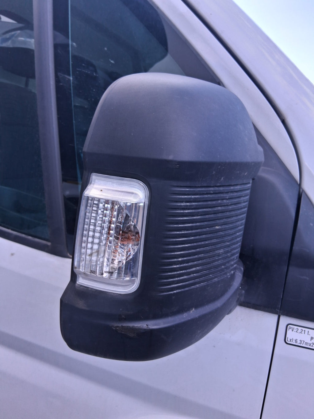 2025 CITROEN RELAY MK3 OSF DRIVER SIDE WING MIRROR BLACK