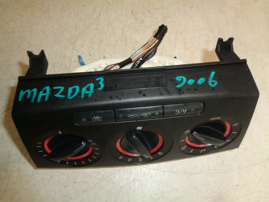 MAZDA 3 2006 HEATER AC CLIMATE CONTROL SWITCH PANEL
