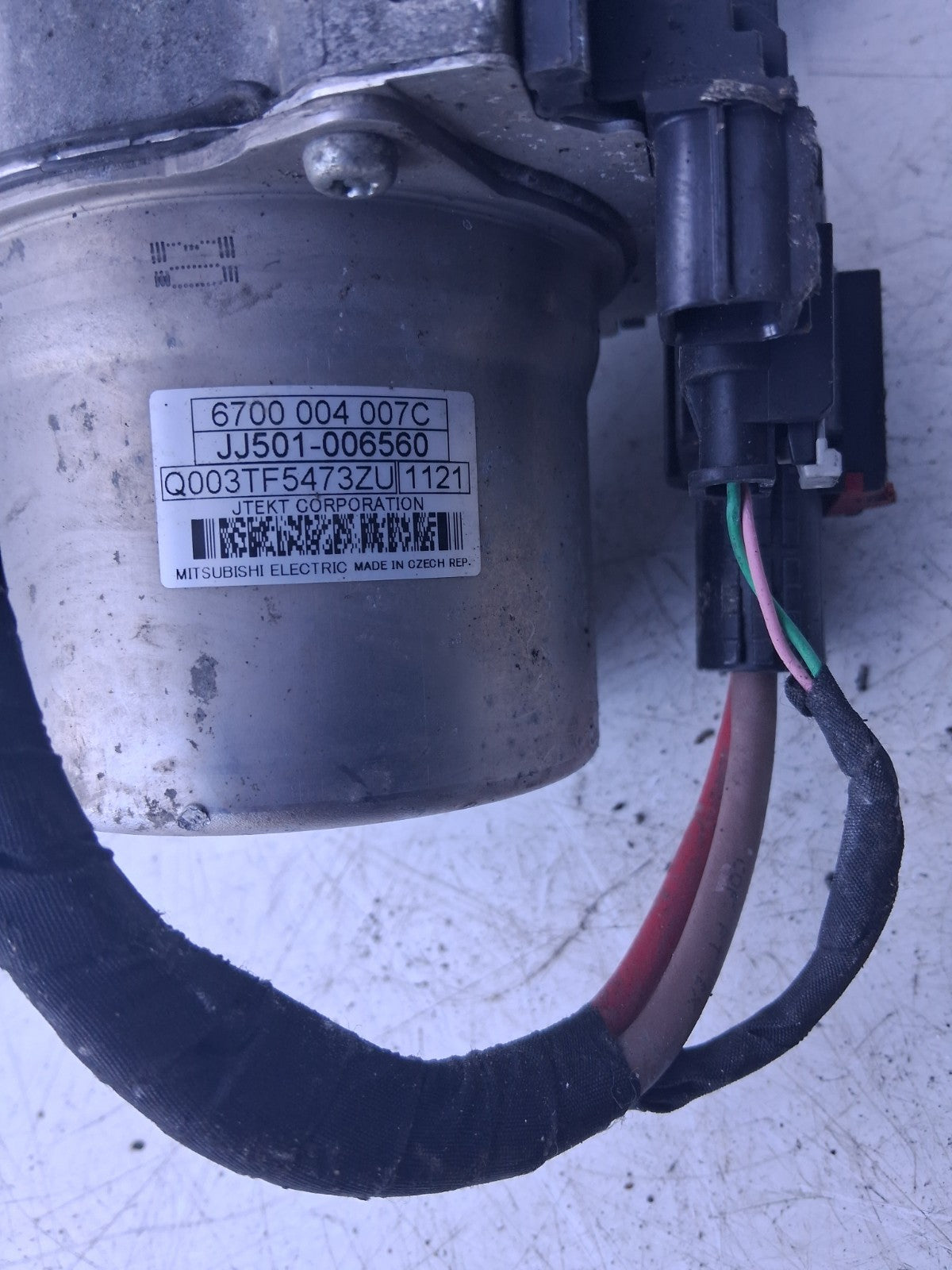 2021 MERCEDES A CLASS STEERING RACK COLUMN 6700004007C