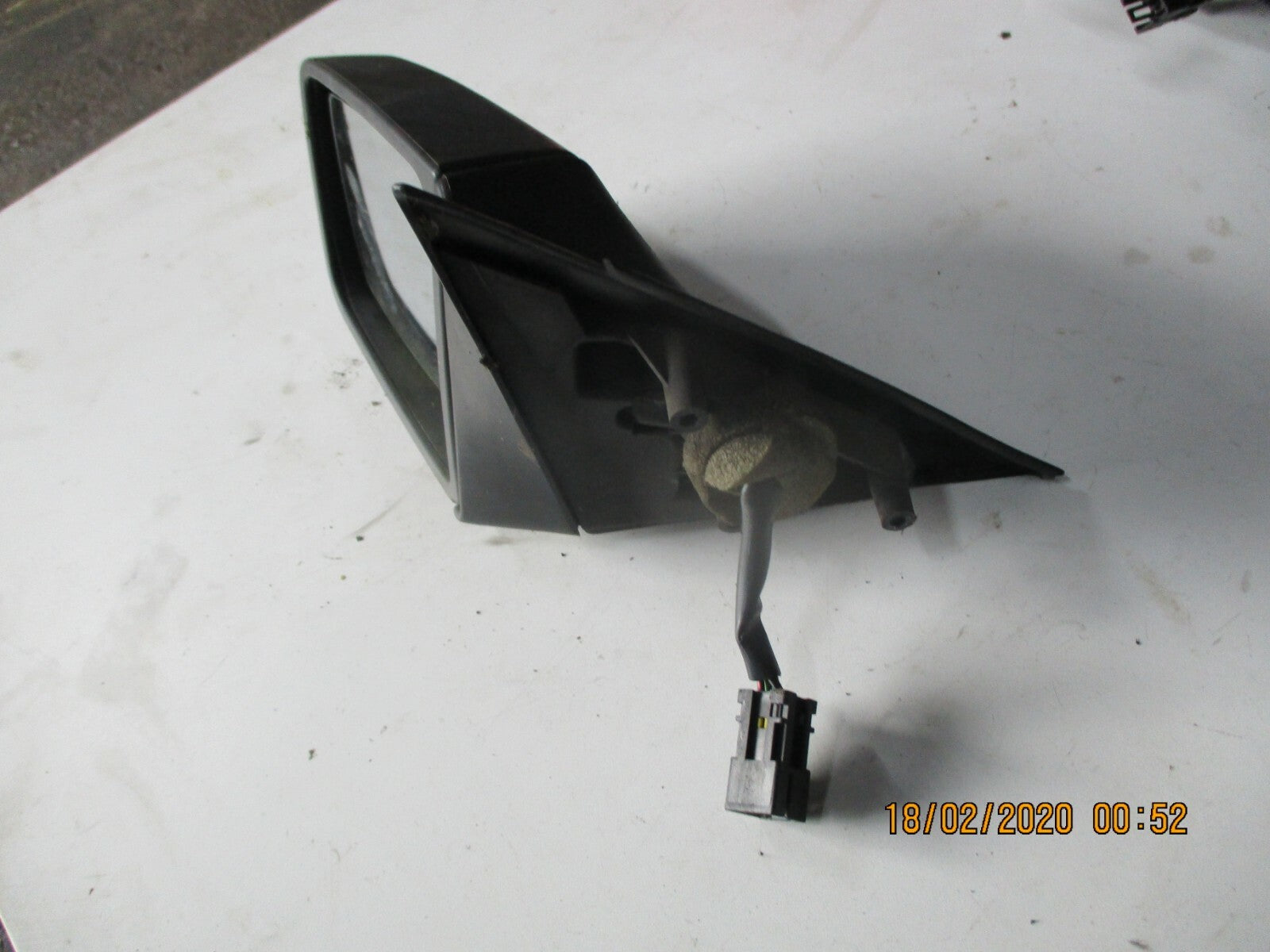 VAUXHALL ASTRA G 2001 NS PASSENGER SIDE DOOR WING MIRROR ELECTRIC BLACK
