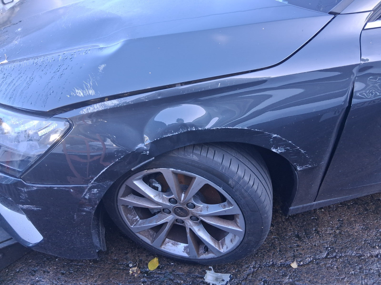 2025 AUDI A3 8Y HATCHBACK FACELIFT NSF PASSENGER SIDE LEFT WING PANEL GREY LX7L